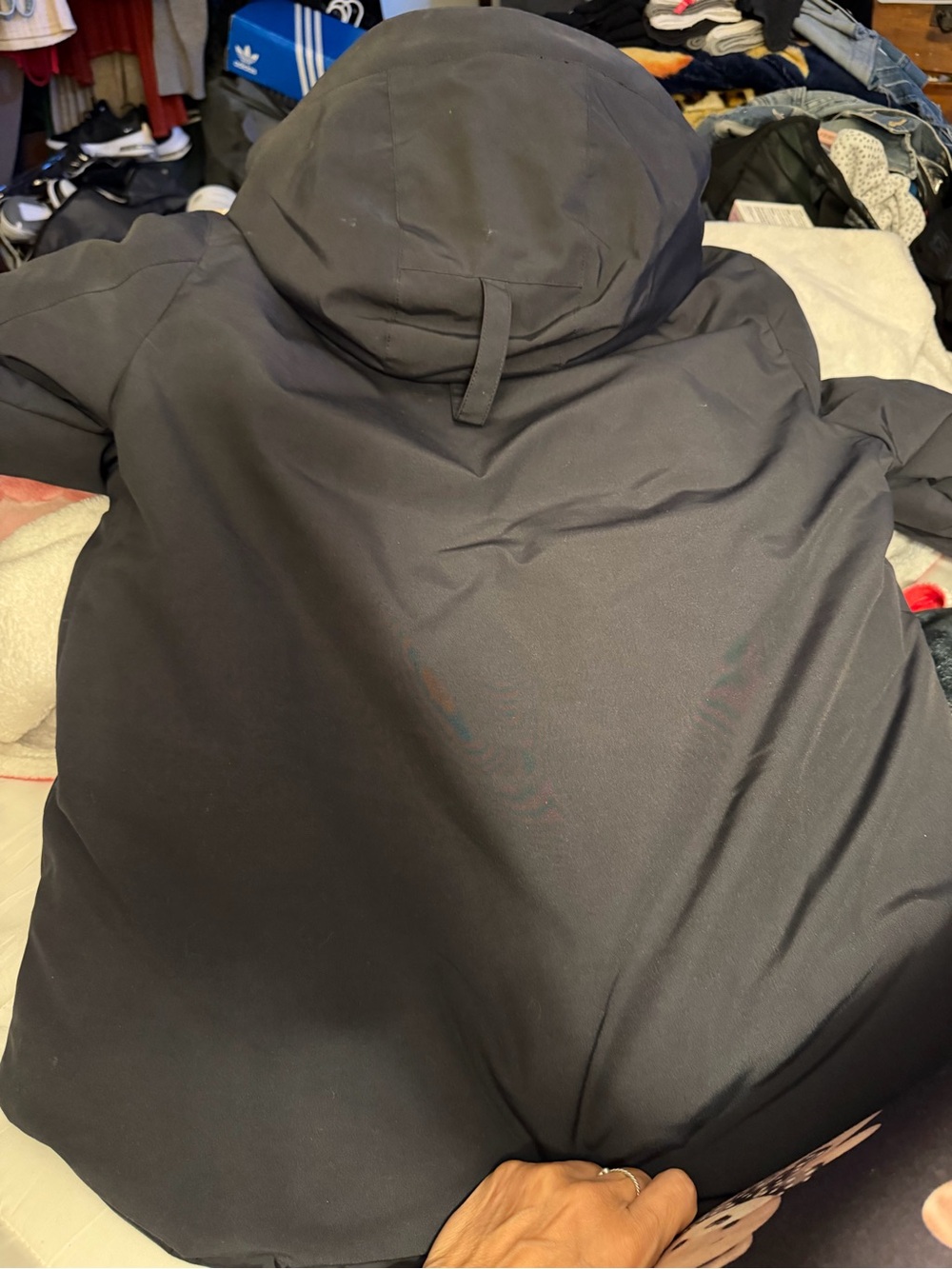 Women’s Authentic Blue Canada Goose Winter Parka Jacket - Insulated Hooded Coat - Picture 16 of 16